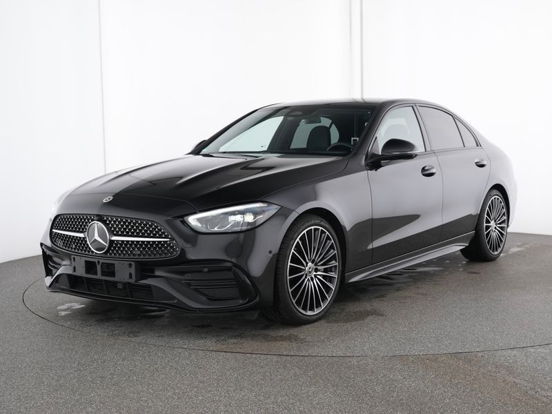MERCEDES-BENZ C 180 AMG+NIGHT+BURMEST+19''+LENKRADHEIZ+360°