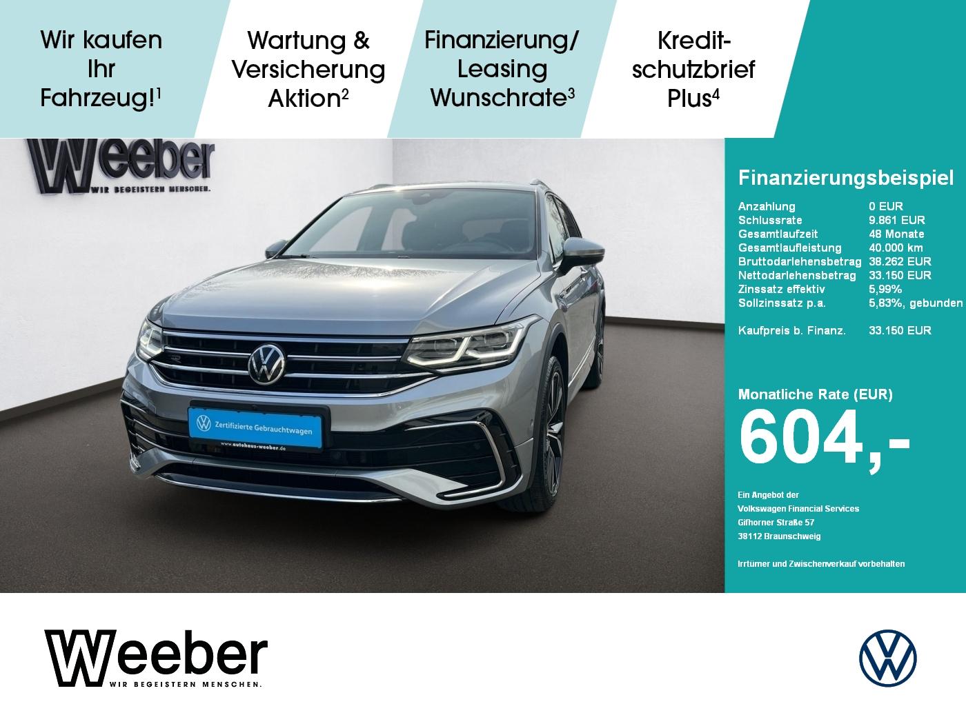 Volkswagen Tiguan Allspace R-Line 4M *AHK*NAVI*DCC*20ZOLL*A