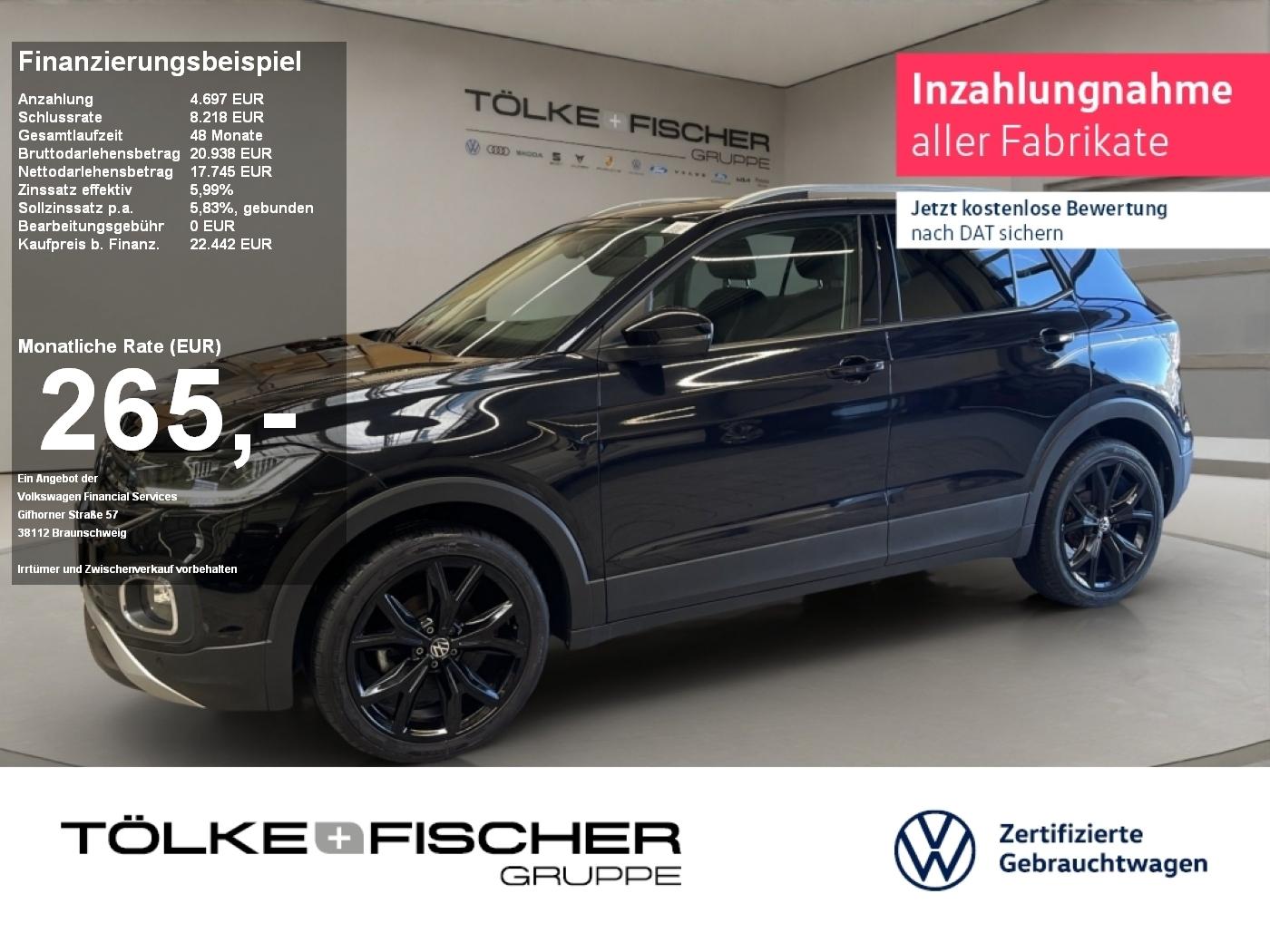 Volkswagen T-Cross 1.0 TSI Style ACC AUT Kam. Navi Virtual