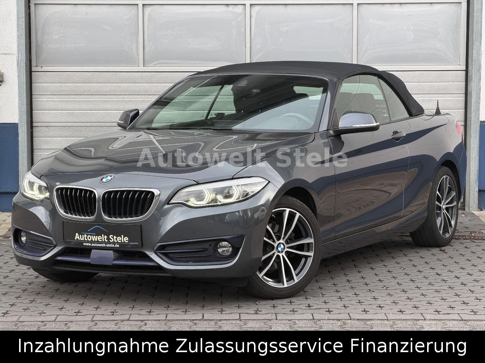 BMW 218 d Sport Cabrio Navi LED Temp.  Kam. Winterp.