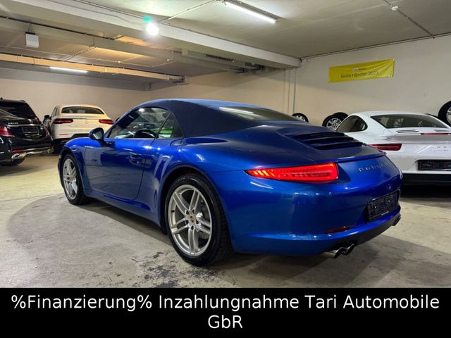 Porsche 991 Carrera Cabrio 7G-Schalter BRD,PZ-Scheckheft