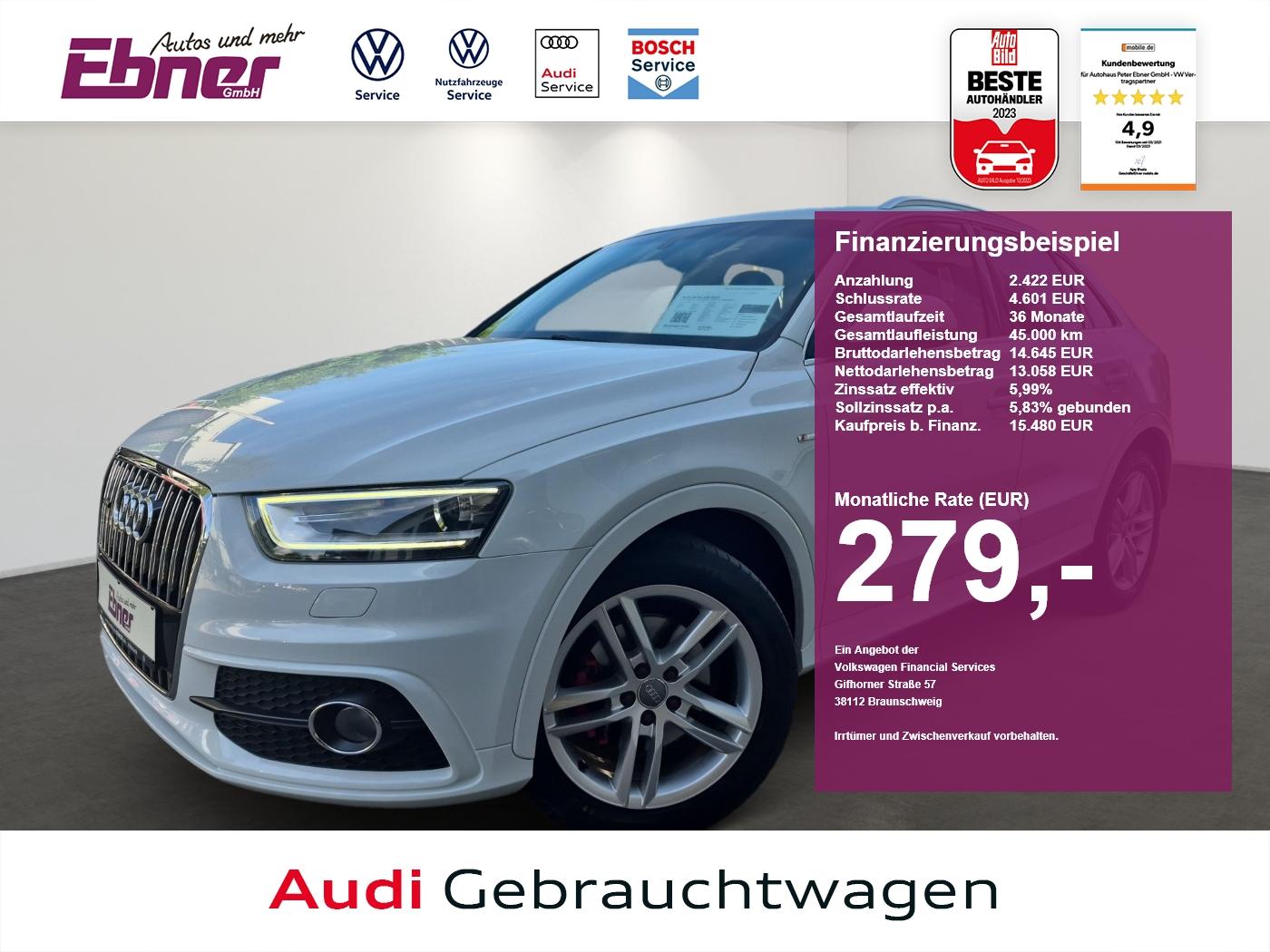 Audi Q3 S-LINE+ExP 2.0TFSI 211PS QUATTRO S-TRONIC XEN