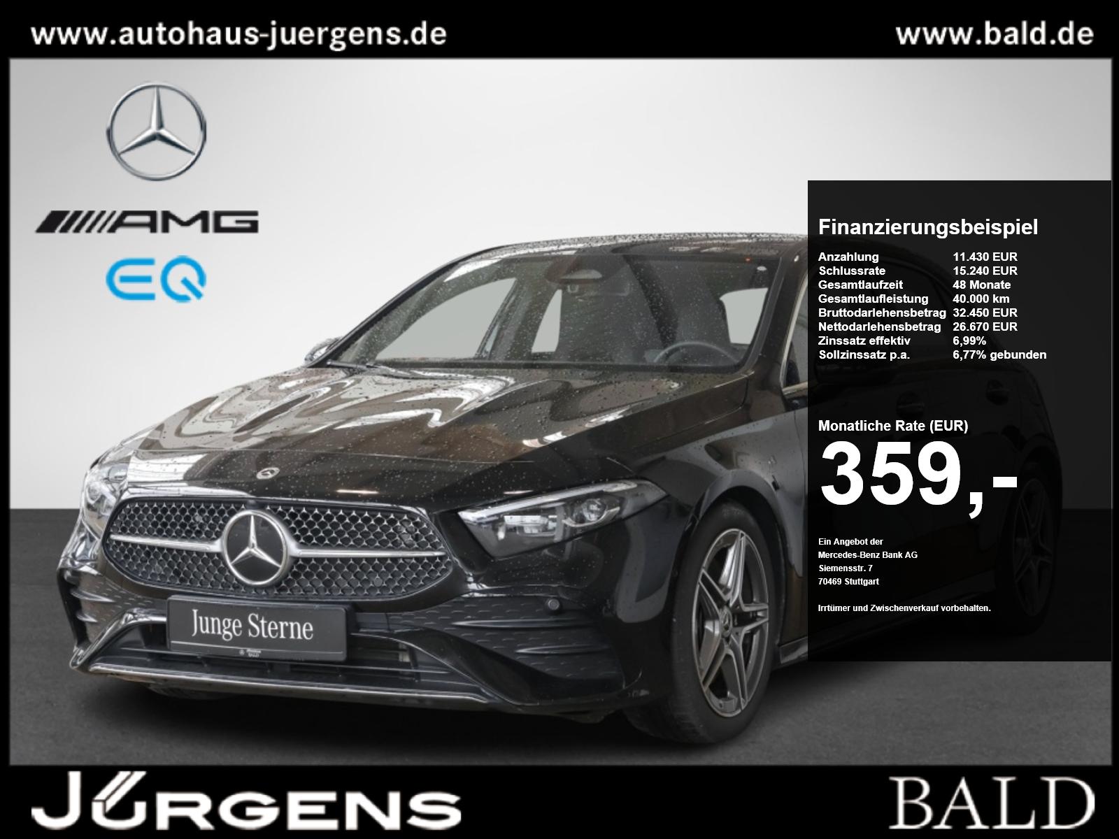 Mercedes-Benz A 250 4M AMG-Sport/Pano/Burm/MLB/Distr/Keyl/Ambi