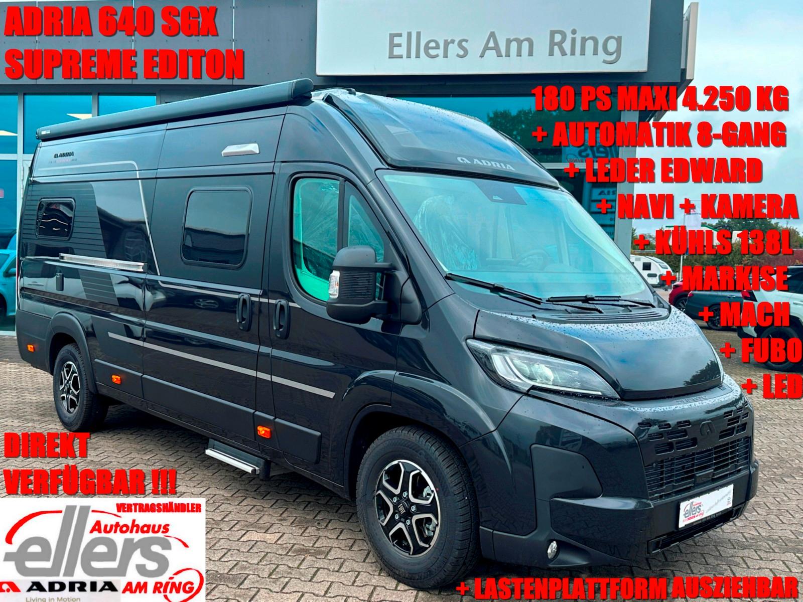 Adria TWIN SUPREME EDITION 640 SGX AUT LEDER NAVI 4250