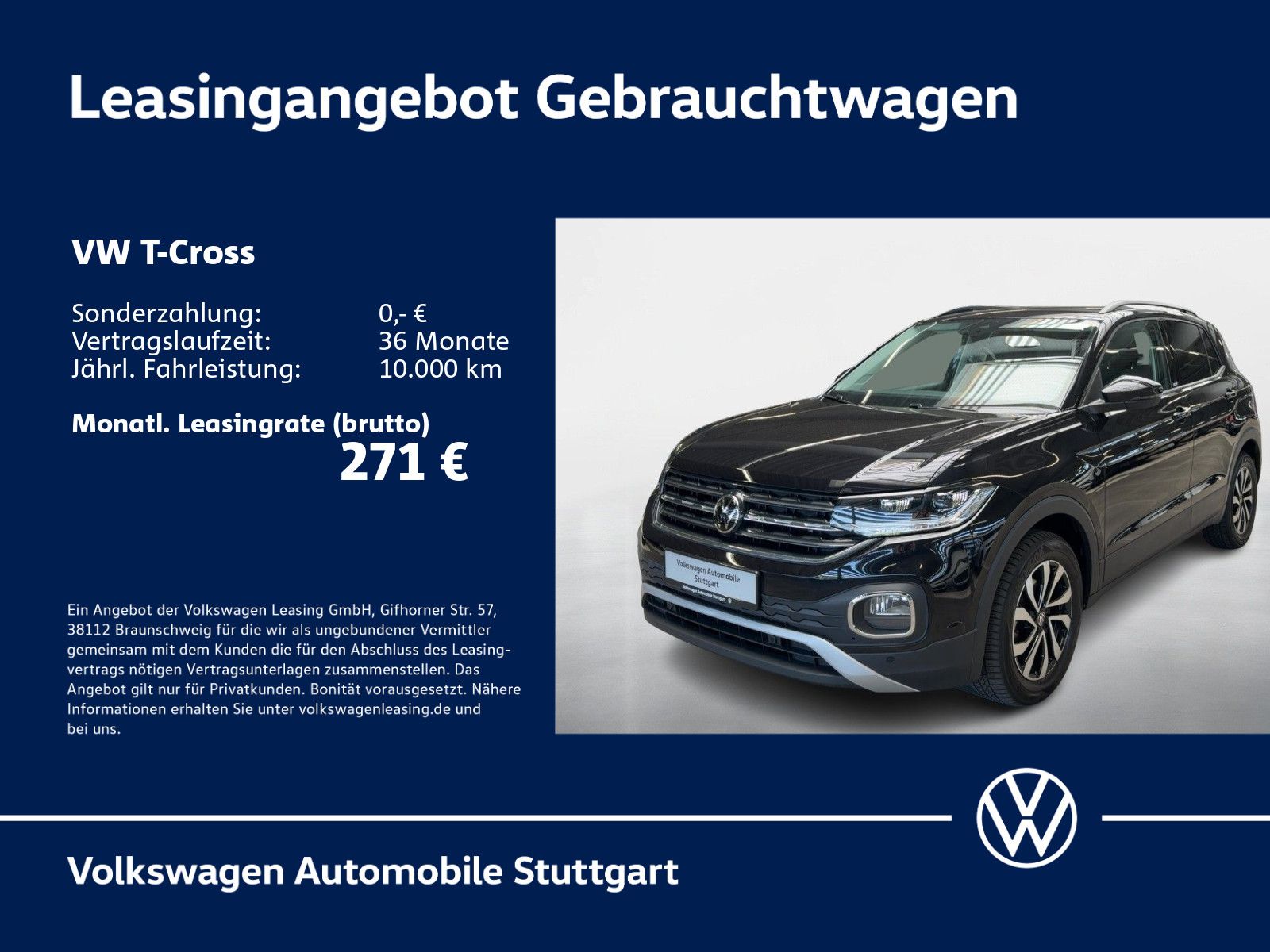 Volkswagen T-Cross 1.5 TSI Active DSG Navi Kamera