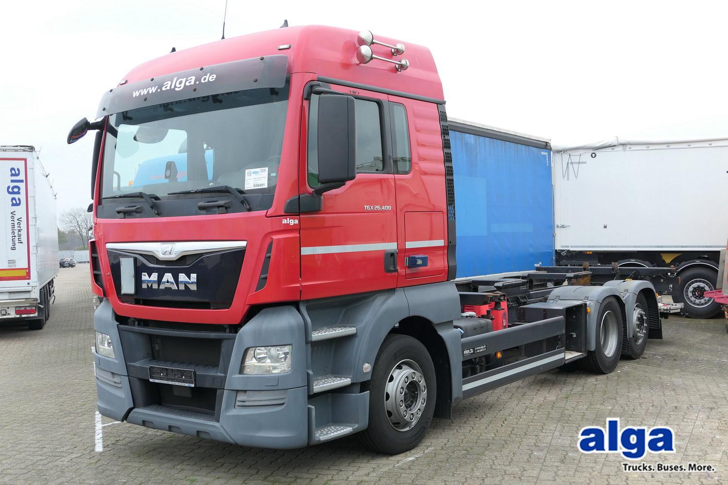 MAN 26.400 TGX LL 6x2, BDF, Liege, AHK, Klima, LBW
