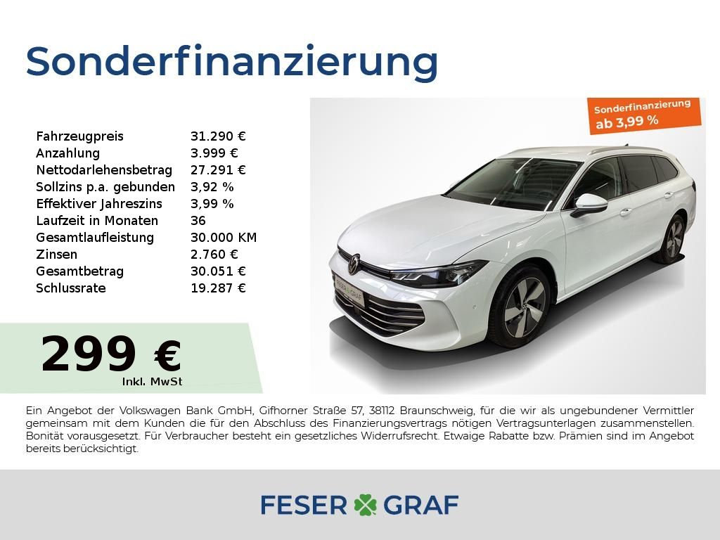 VW Passat Business 1.5 eTSI AHK 360° SHZ LHZ Navi