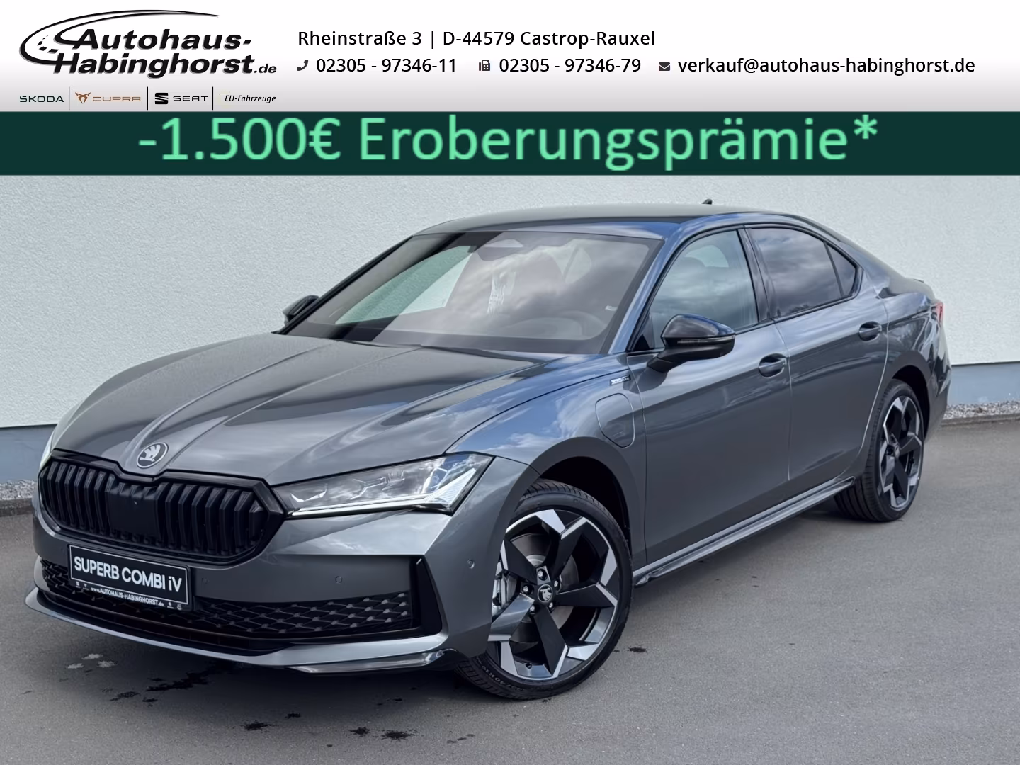 Skoda Superb IV 1.5 TSI iV DSG Sportline AHK 360 HeadU