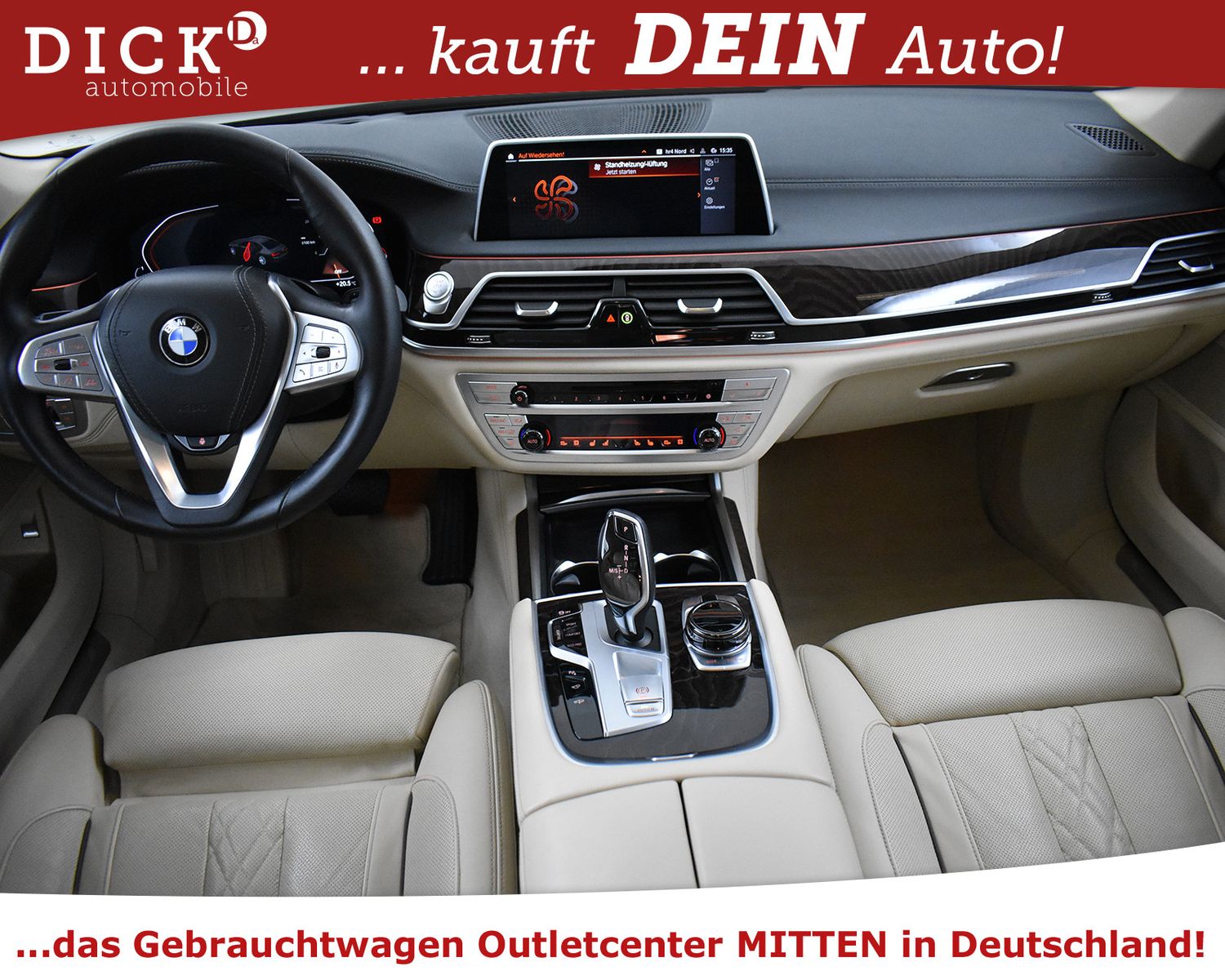BMW 740d xD Lang SHADO+MEMO+LASER+STHZ+HEAD+360+VOLL - Image 8