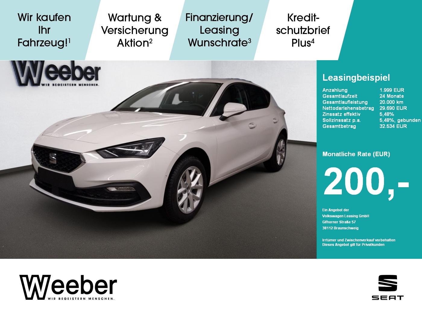 Seat SEAT Leon Road Edition 1.5 eTSI 150 PS DSG Navi