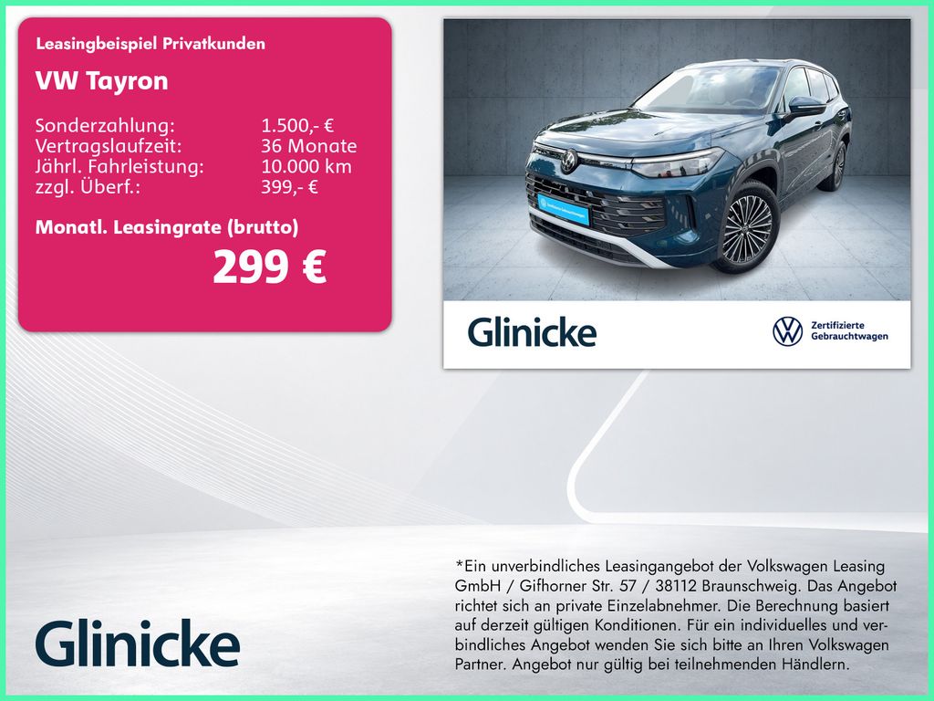 Volkswagen Tayron Elegance 1.5 eTSI AHK/LED+/Nav/ACC/IDA/Ka