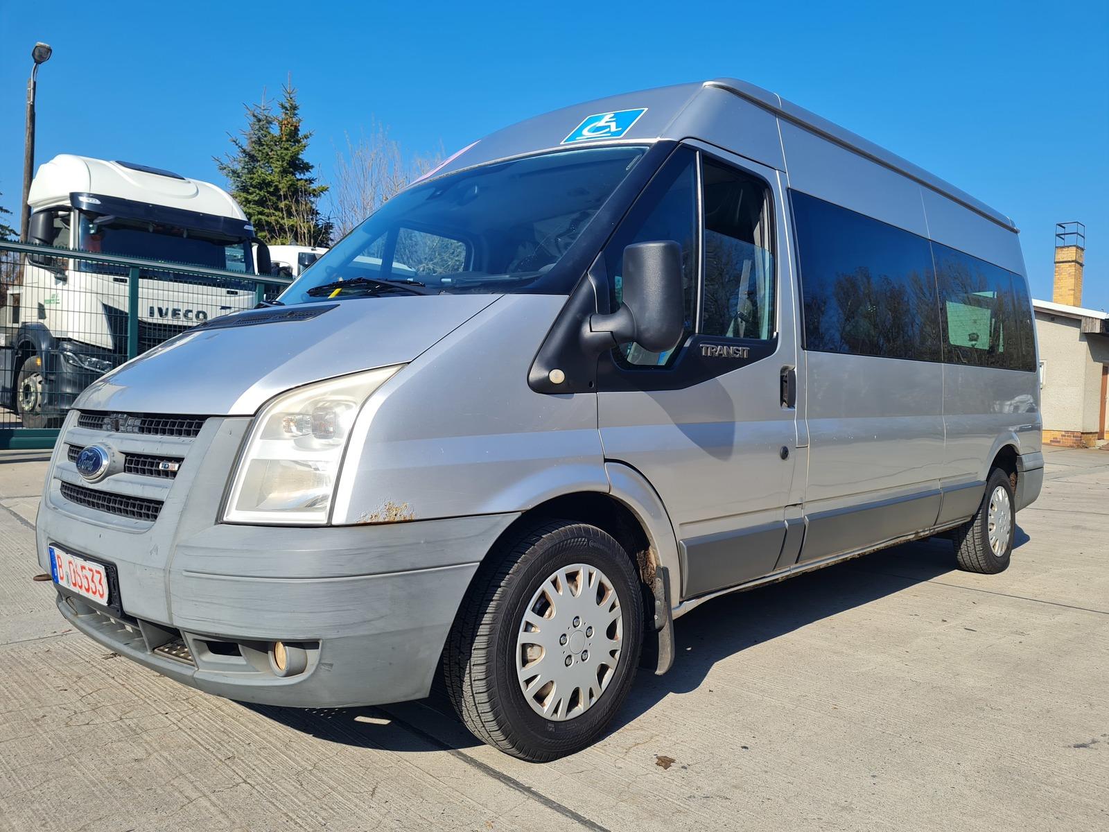 Ford TRANSIT  HOCH + LANG + KLIMA + 9 SITZE + RAMPE +