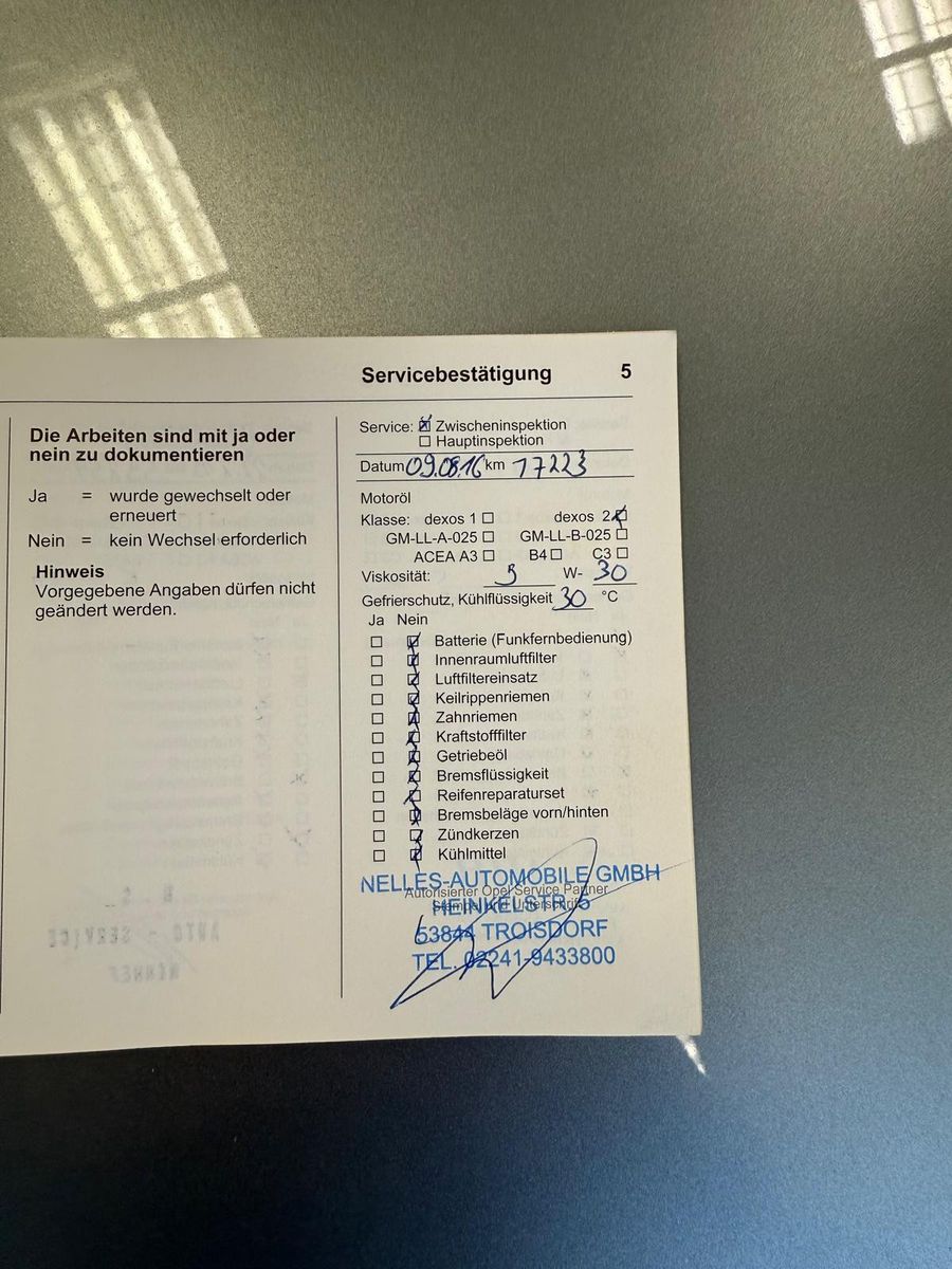 Fahrzeugabbildung Opel Corsa DEnergy /1.HAND/SCHECKHEFT