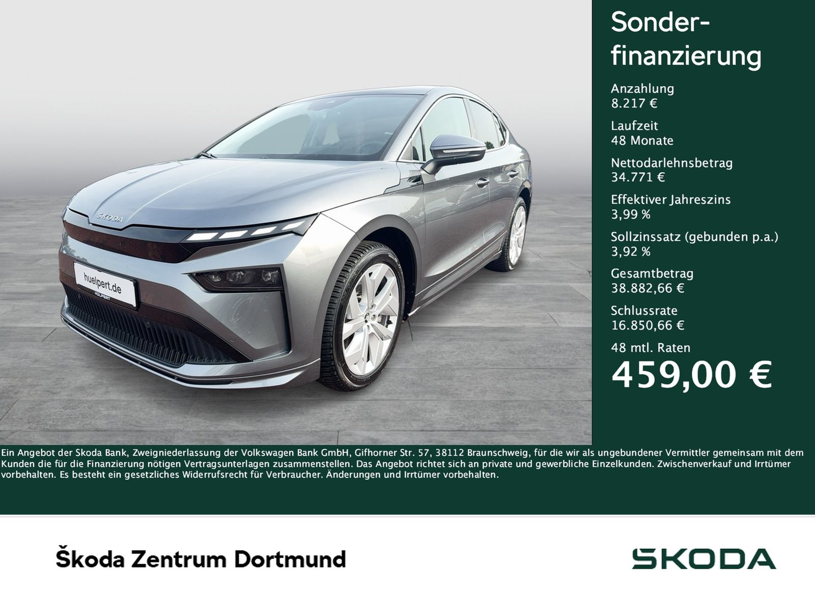 Skoda Enyaq Coupé 85 LOFT WÄRMEPUMPE PANO AHK CAM LM20