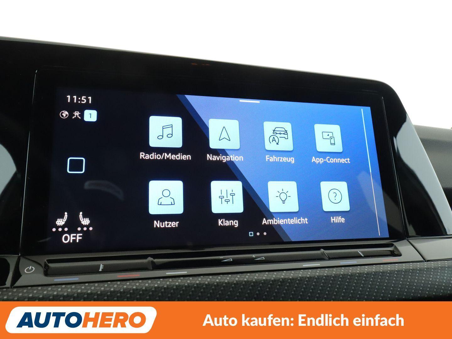 Volkswagen Golf VIII 1.5 eTSI ACT R-Line Aut.*NAVI*LED*ACC*, миниатюра 21