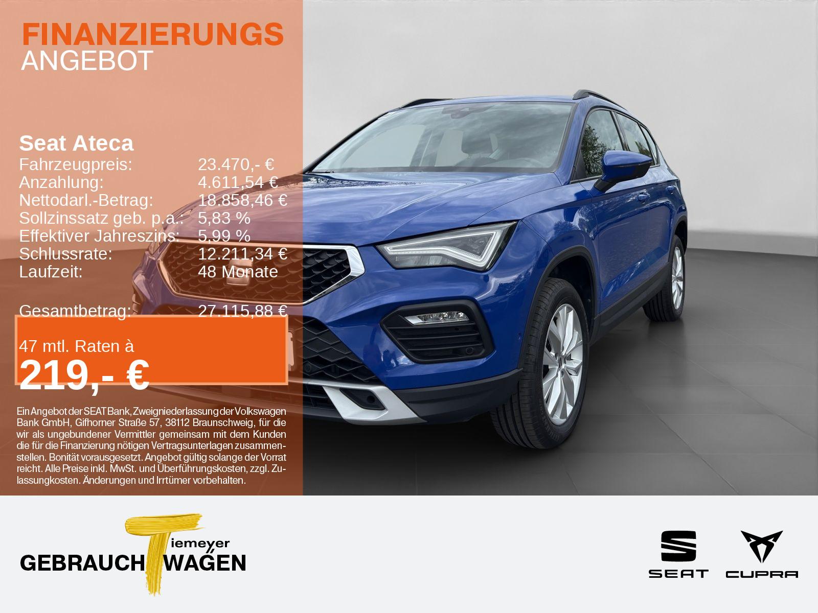 Seat Ateca 2.0 TDI DSG STYLE AHK DINAMICA ACC BEATS