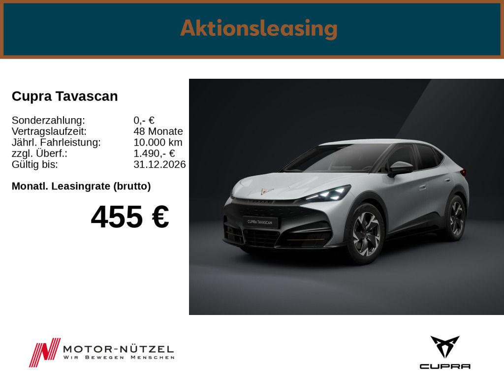 Cupra Tavascan 140 kW (190 PS) 58kWh