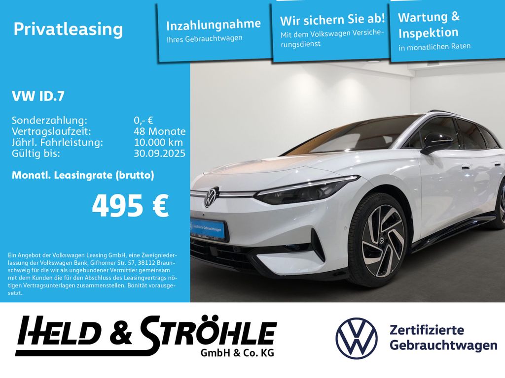Volkswagen ID.7 Tourer Pro 77 kWh AHK MATRIX HUD 360°KAM