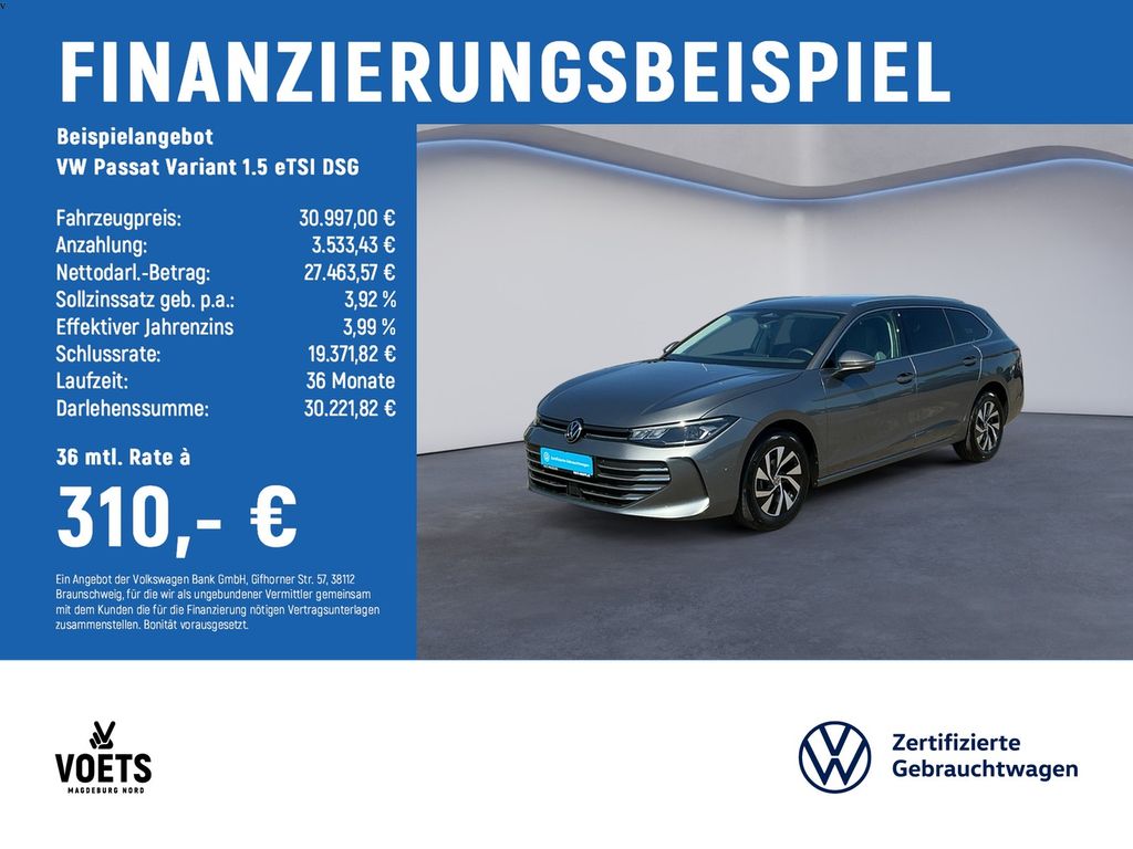 Passat Variant 1.5 eTSI  DSG Business LED+NAVI