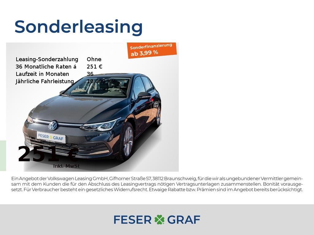 Golf VIII 1.5 eTSI Style Keyless/Kamera/Lenkrhz.