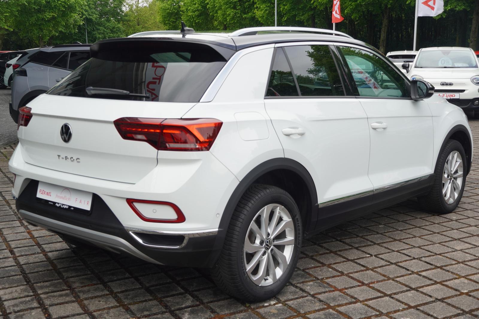 Volkswagen T-Roc 1.0 TSI Style IQ-Light Navi Teilleder ACC, миниатюра 6