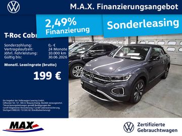 Volkswagen Leasingangebot: Volkswagen T-Roc Cabriolet 1.0 TSI STYLE GOAL LED+KAMERA+PD
