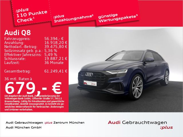 Audi Q8 55 TFSI qu. S line Pano HuD B&O 23 Zoll ACC foto 1