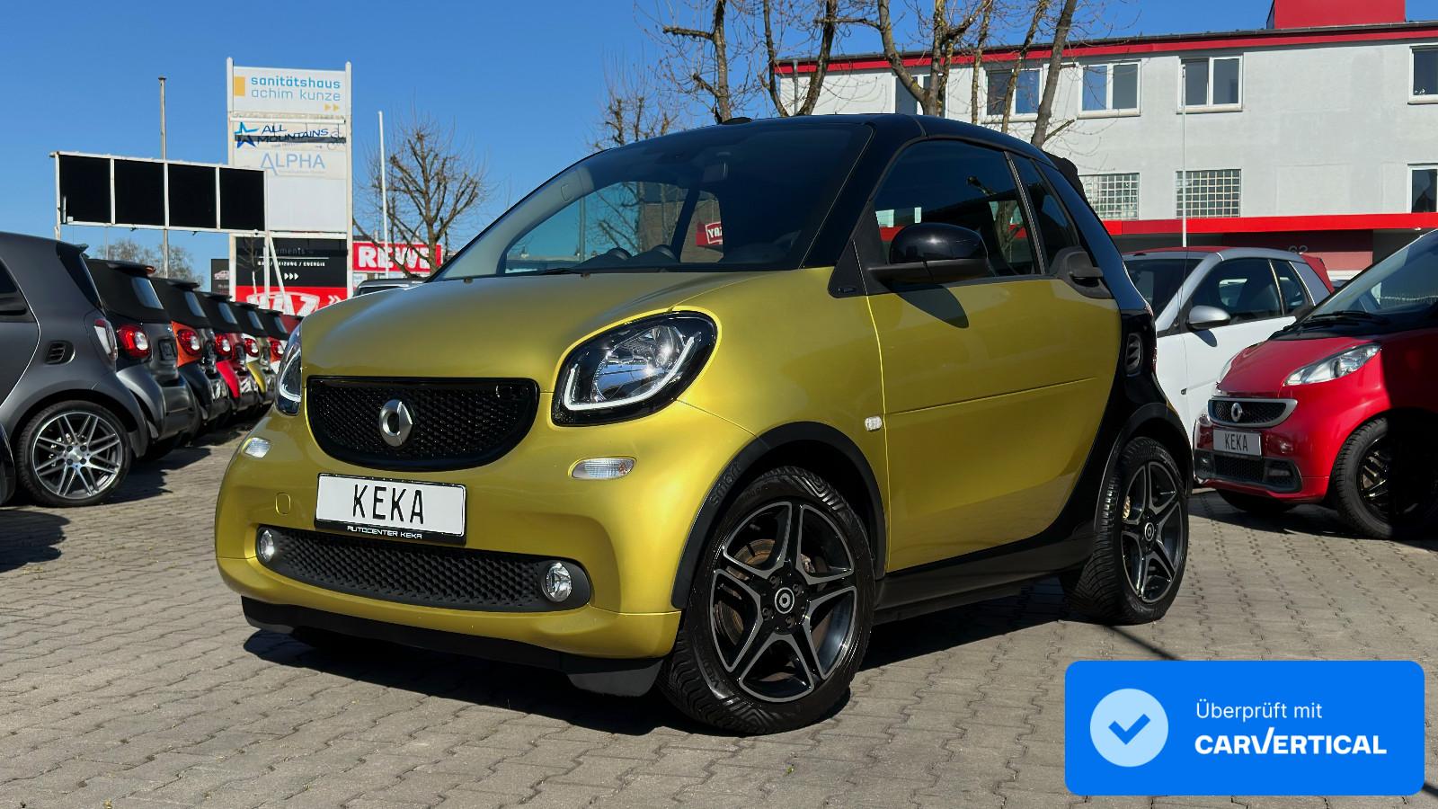 Smart Cabrio TURBO DCT PRIME YELLOW&BLACK! SPORTPAKET!