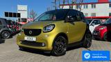 Smart Cabrio TURBO DCT PRIME YELLOW&BLACK! SPORTPAKET! - Smart ForTwo mit Benzin-Antrieb: Leder, mit Navigationssystem