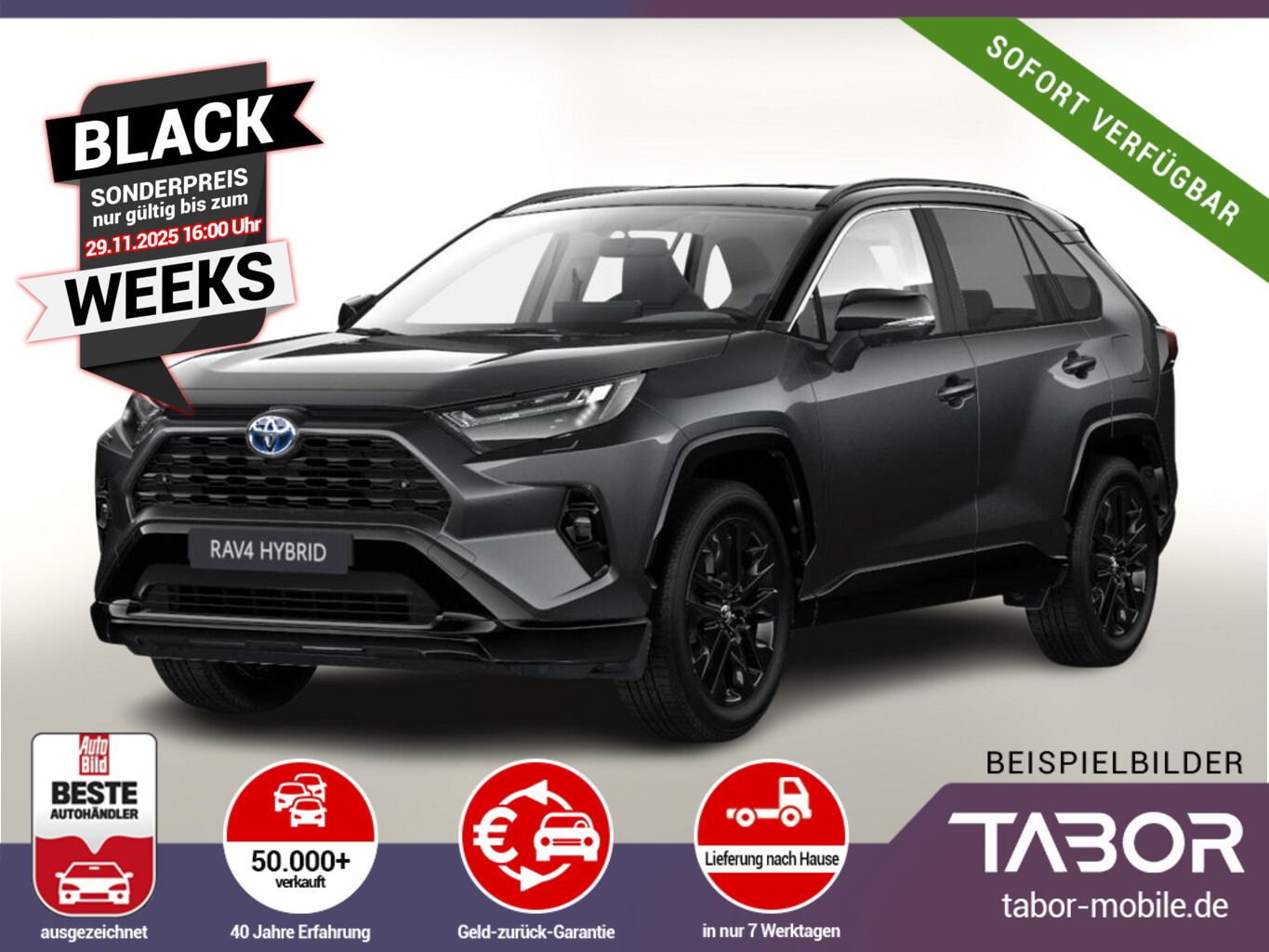 Toyota RAV4 2.5 Hybrid 218 Style LED 19Z eHK ACC Kam