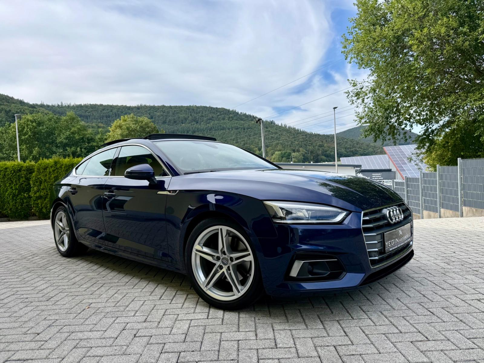 Audi A5 Sportback 40 TFSI S Line-Virtual-LED-B&O-Pano