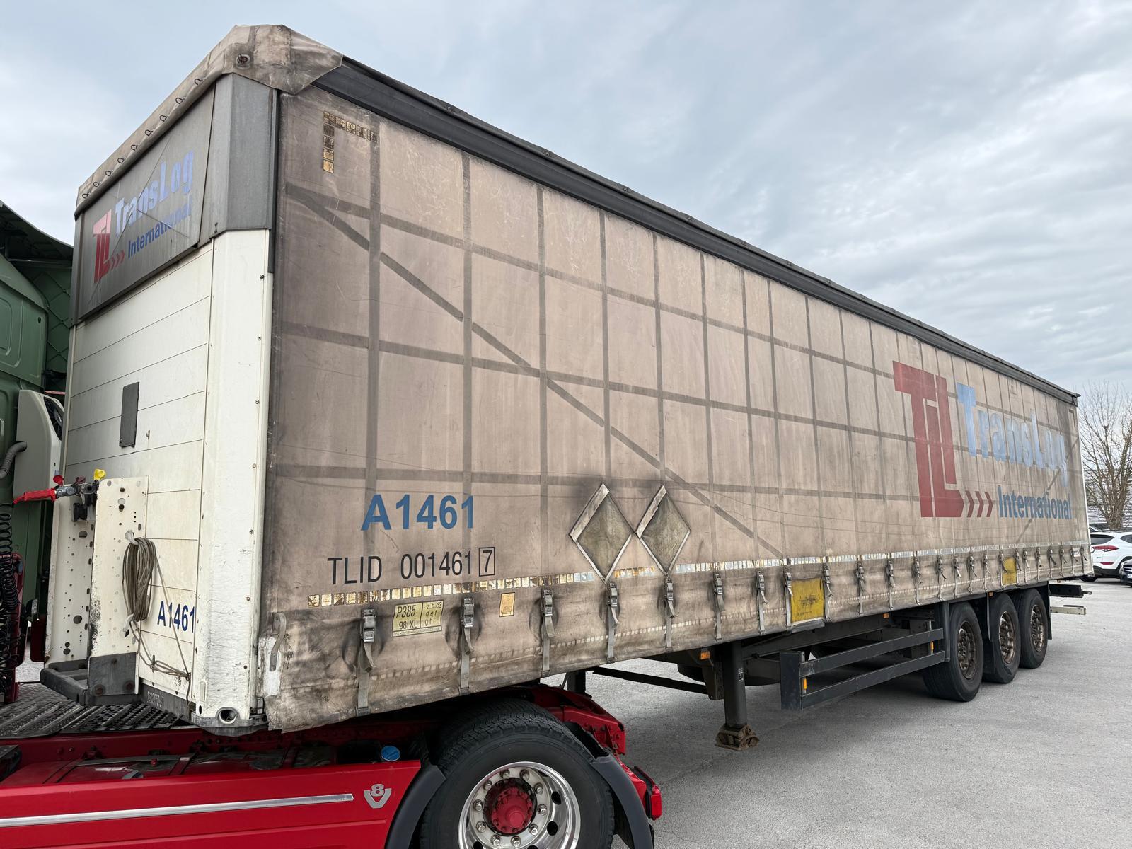 Schmitz Cargobull  3 Achs Standard Bahnverladbar Hubdach TÜV08/26