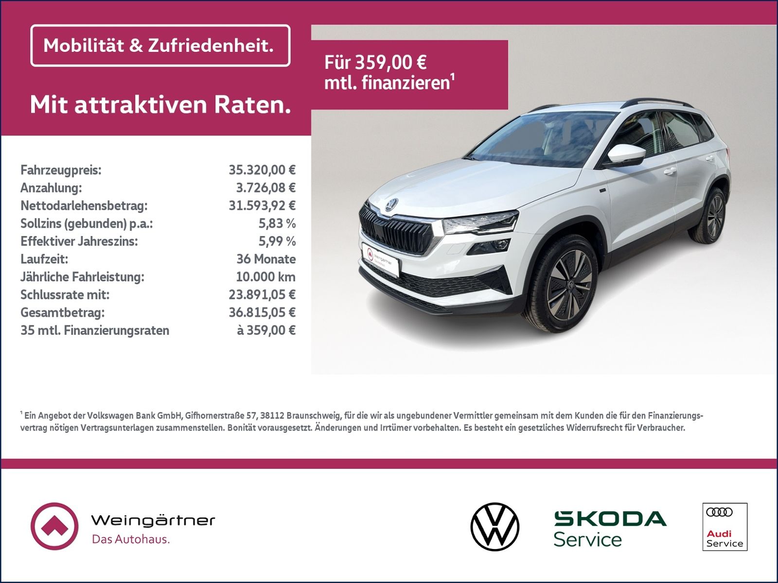 Skoda Karoq 1.5 TSI ACT Tour, AHK, Matrix LED, ACC, Tr