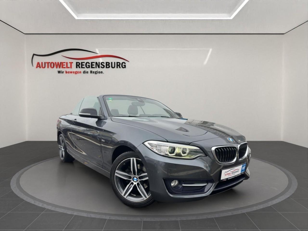 BMW 218d Cabrio Sport Line 1.HAND PDC XEN LED TEMP