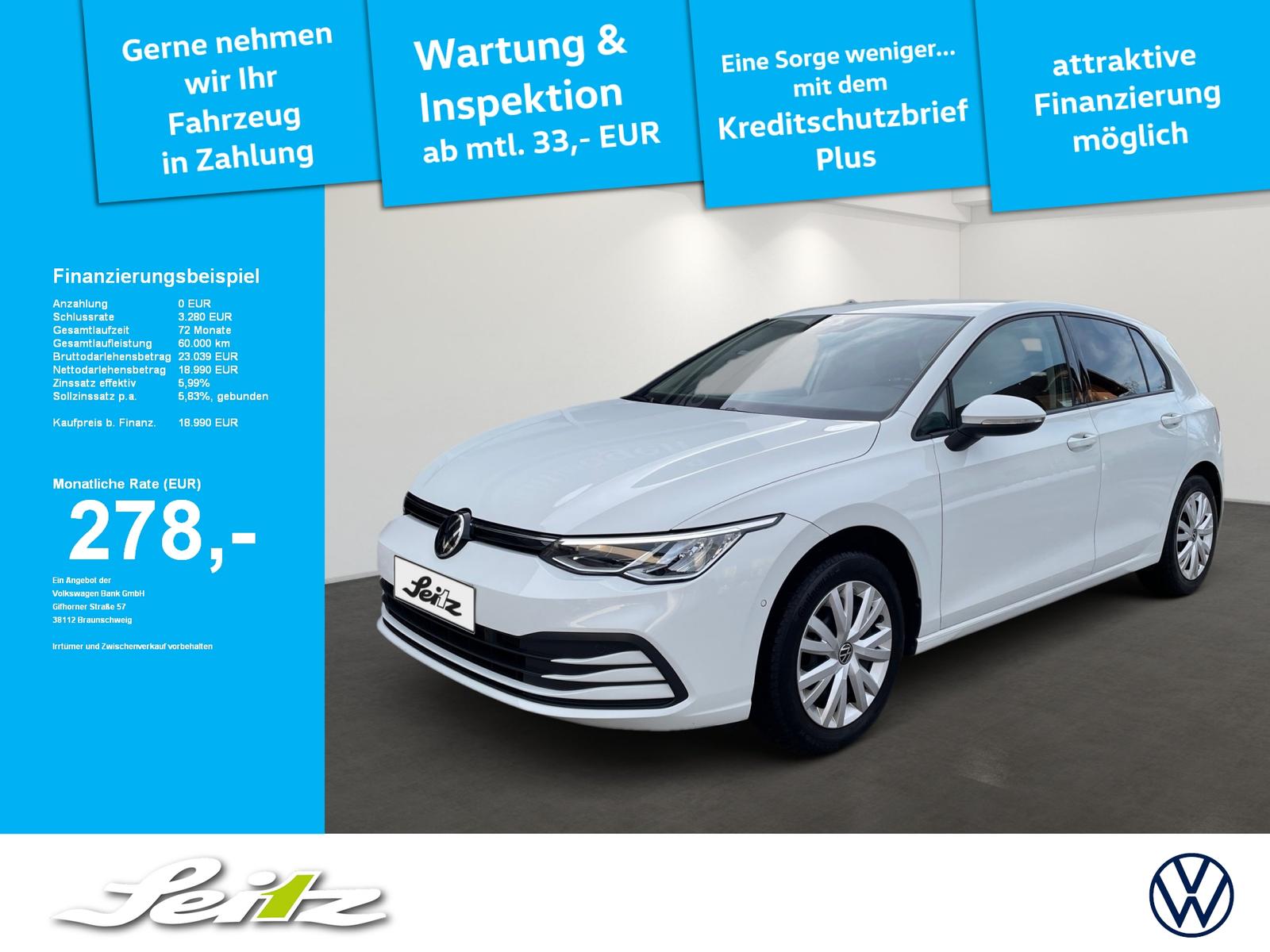 Volkswagen Golf VIII 1.5 TSI Life *AHK*LED*PDC*NAVI*