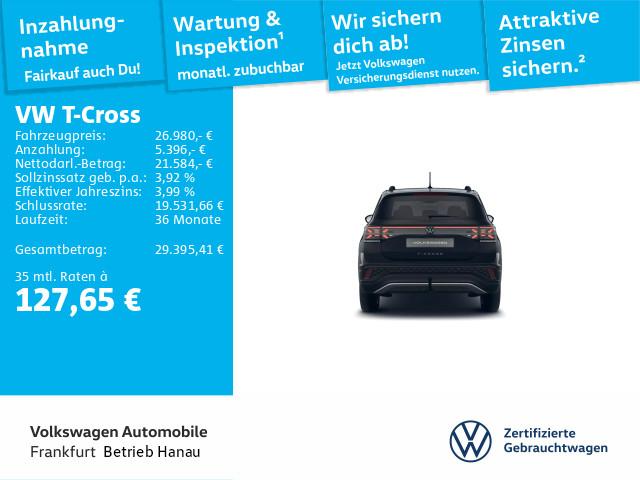 Volkswagen T-Cross 1.5 TSI DSG R-Line DAB+ IQLight IQDrive