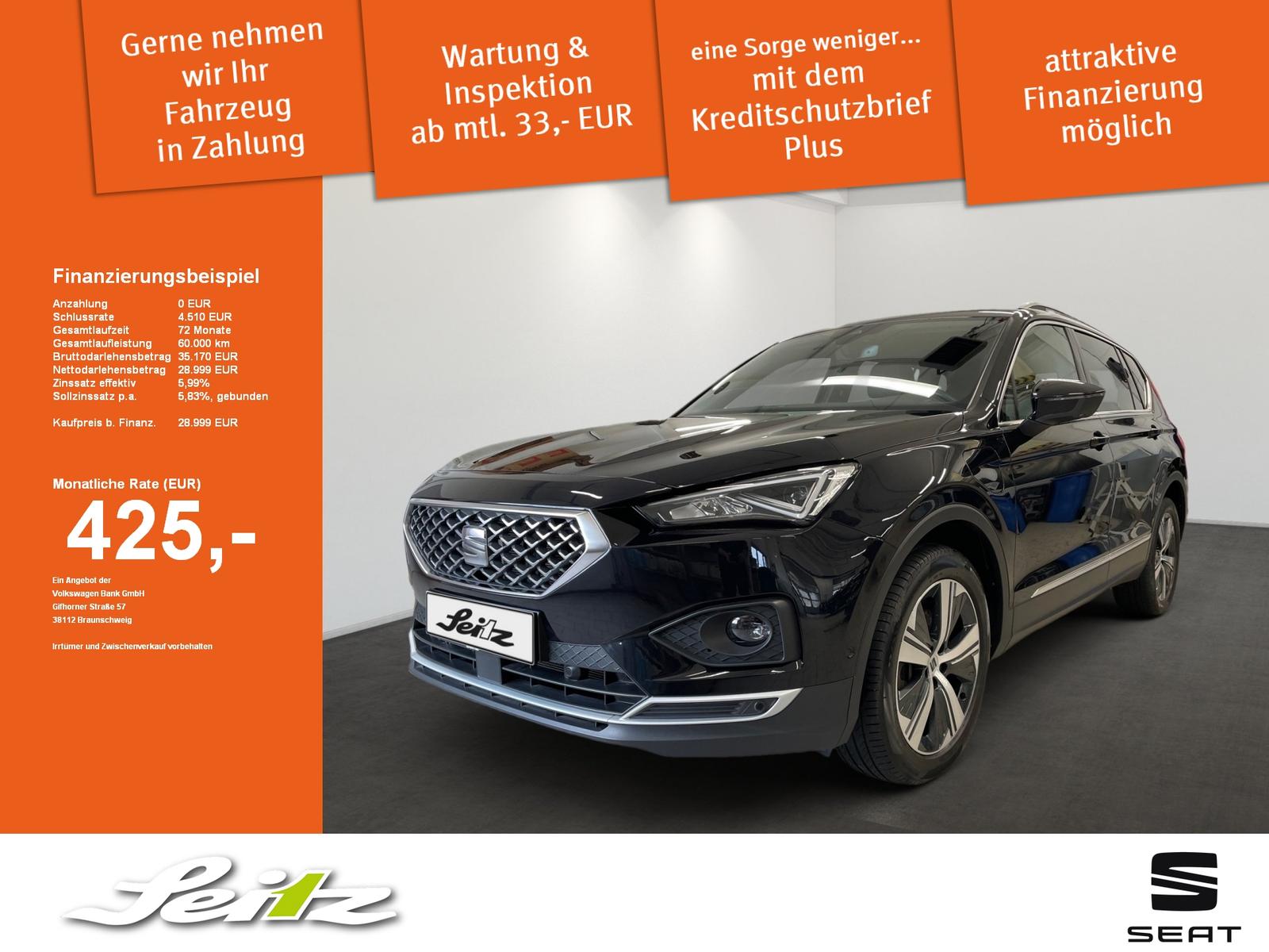 Seat Tarraco 1.4 TSI e-Hybrid Xperience *AHK*KAMERA*N