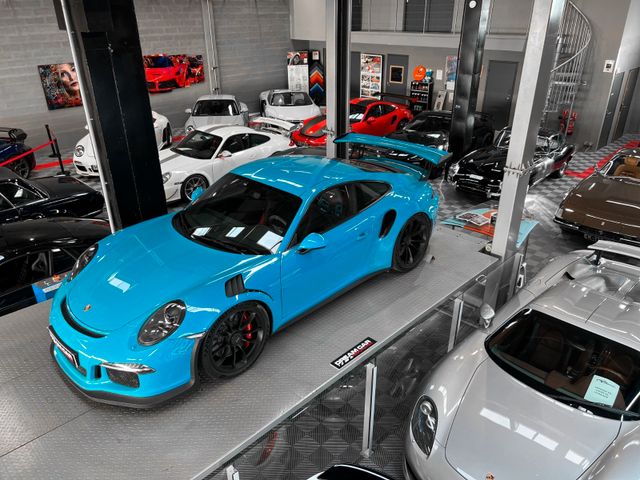 Porsche 991 GT3 RS miami blue - lift - cargraphic