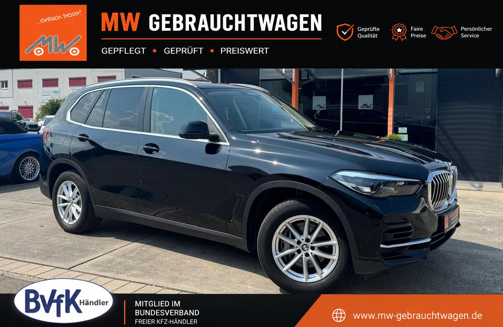 Fahrzeugabbildung BMW X5 xDrive 40i Steptr. Unfallfrei MwSt. ACC 360°