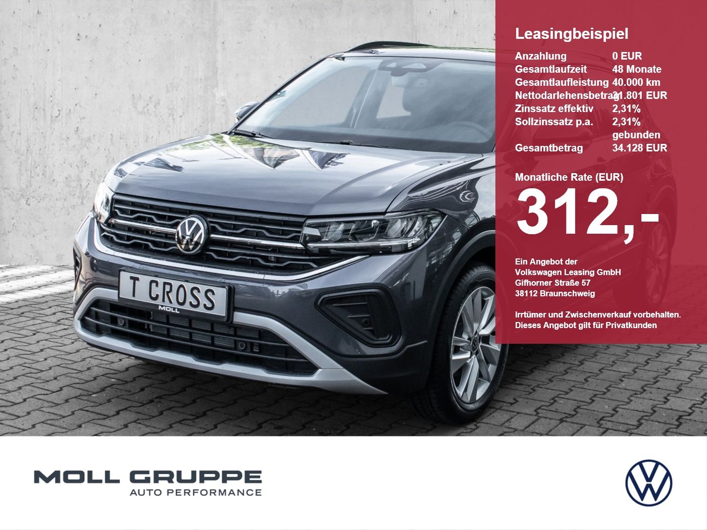 Volkswagen T-Cross Life 1.0 l TSI DSG KLIMA/ACC/AHK/AUT