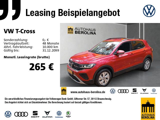 T-Cross 1.0 TSI Life DSG *ACC*R-CAM*LED*SHZ*