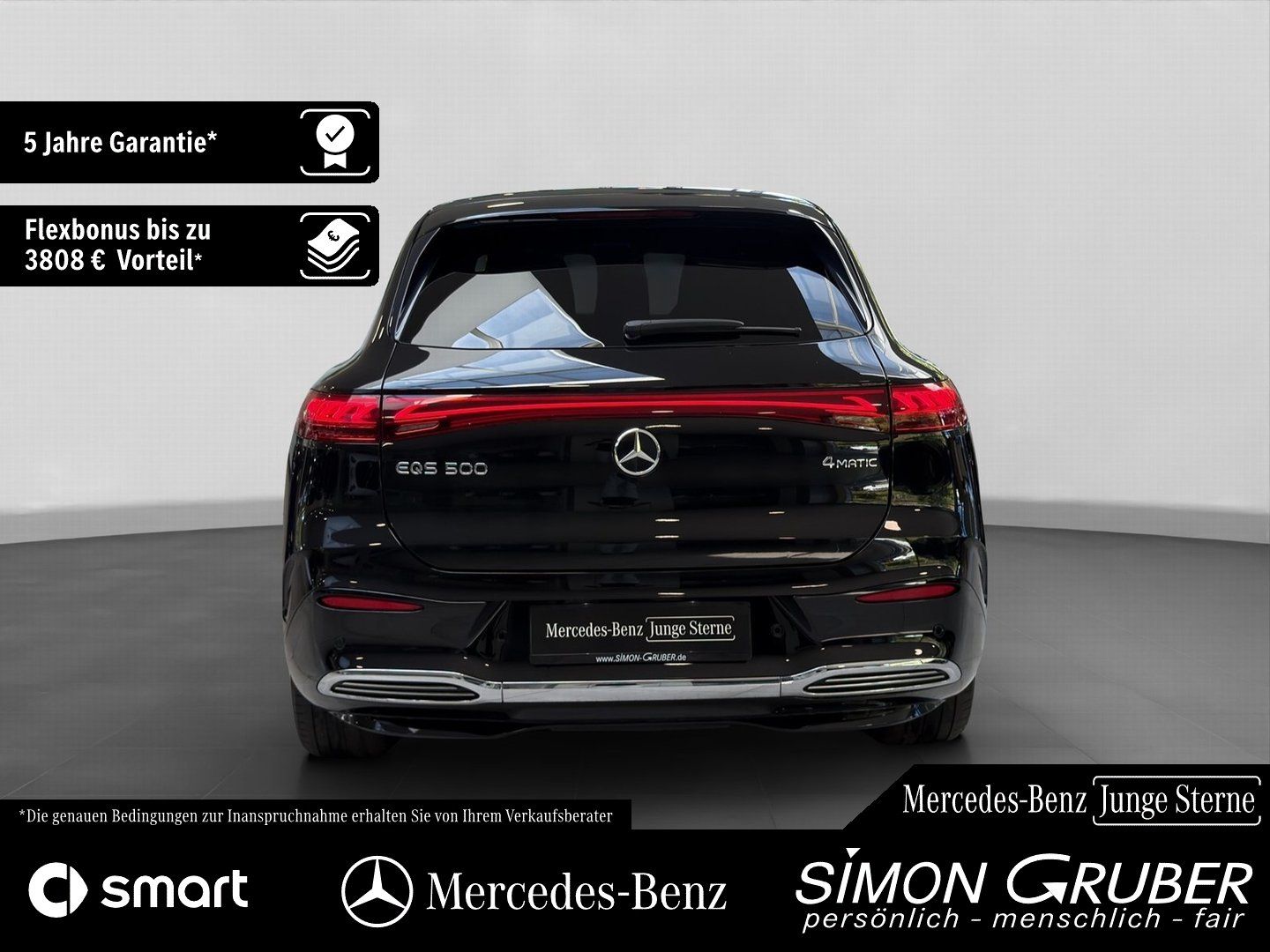 Fahrzeugabbildung Mercedes-Benz EQS 500 4M SUV AMG Hyper Fond-Entertain 7Sitze