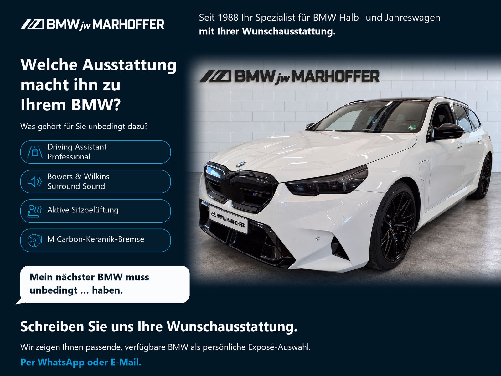 BMW xDrive45 SkyL/MSpPro/B&W/Lüft/22"/Int/NP115.315€ imagem 3