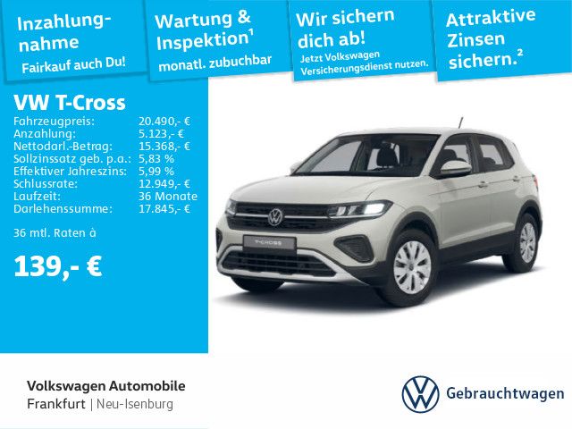 Volkswagen T-Cross 1.0 TSI FrontAssist LaneAssist LED DAB+