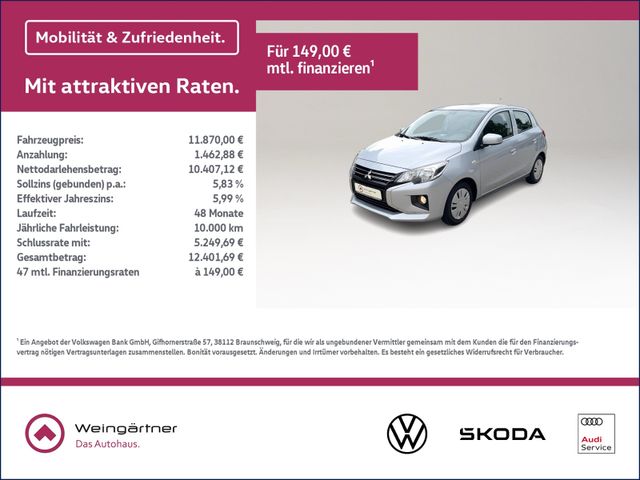 Space Star 1.2 Select, ZV, Seitenairbag vorne, K