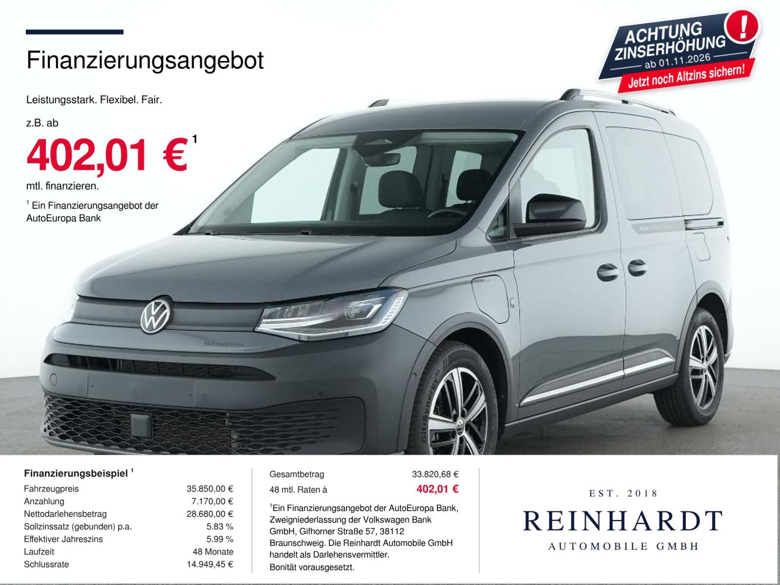 Volkswagen CADDY PANAMERICANA 1.5TSi e-HYBRID LED/ACC/KAM.