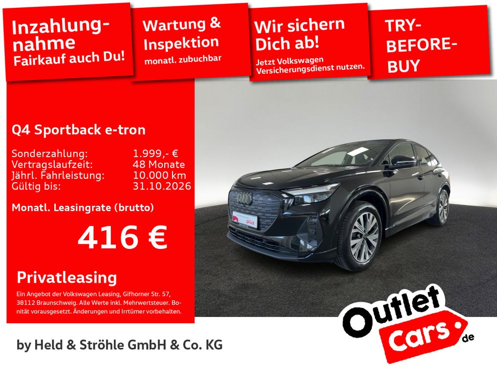 Audi Q4 Sportback e-tron 35 BLACK KAM LED NAVI+ SHZ