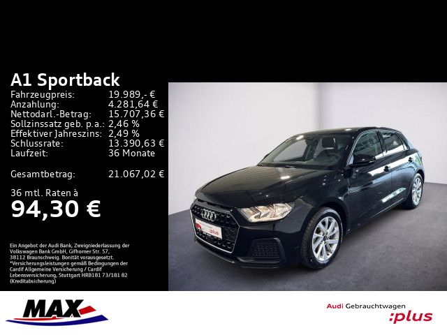 A1 Sportback 25 TFSI ADVANCED SMARTPHONE+PDC+ALU