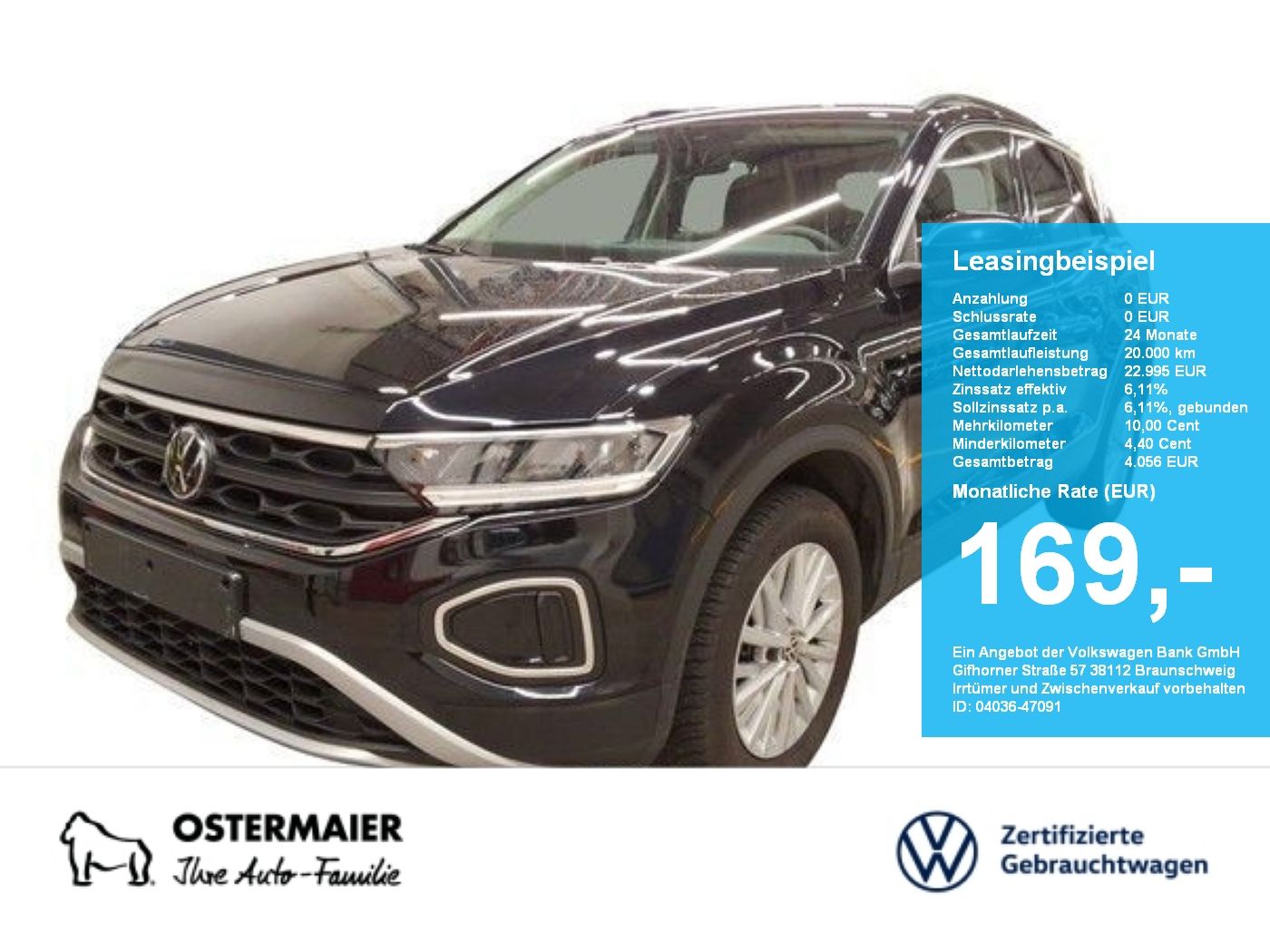Volkswagen T-Roc LIFE 1.0TSI 116PS 5J-G.NAVI+VC.2xPDC.LED.A