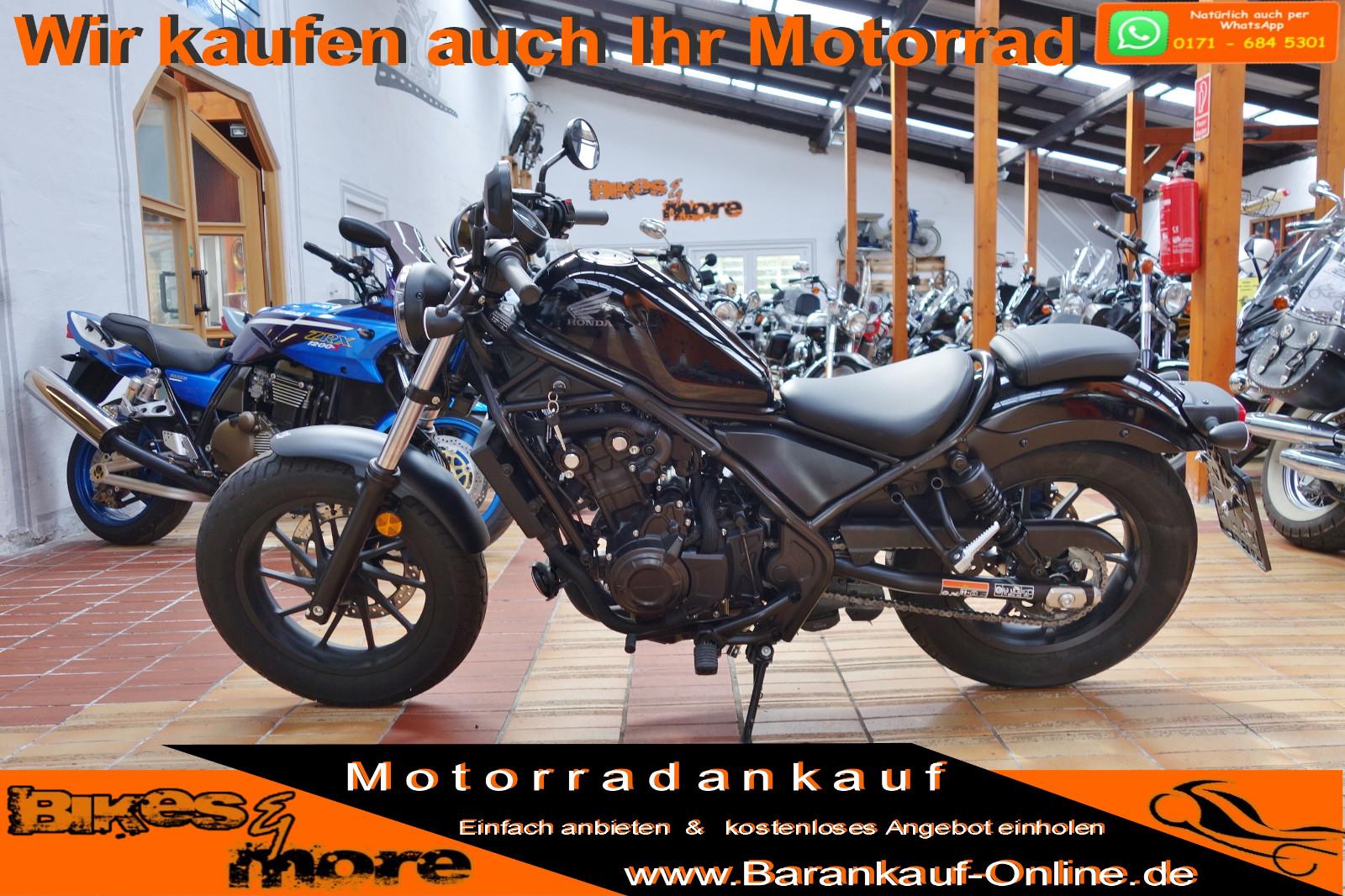 Honda CMX 500 A Rebel ABS+LED+1600KM+Black Edition+A2